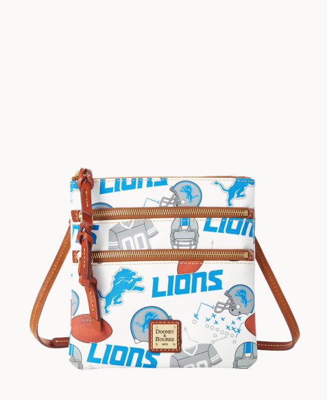 Dooney NFL Lions N S Triple Zip Crossbody LIONS ID-2zeGfUNg Dooney NFL Lions N S Triple Zip Crossbody LIONS ID-2zeGfUNg