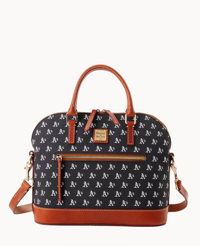 Dooney MLB Athletics Domed Zip Satchel ATHLETICS ID-7Dklsq86 Dooney MLB Athletics Domed Zip Satchel ATHLETICS ID-7Dklsq86