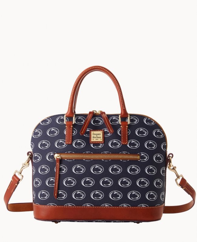 Dooney Collegiate Penn State Domed Zip Satchel PENN STATE ID-BesIfXSo Dooney Collegiate Penn State Domed Zip Satchel PENN STATE ID-BesIfXSo