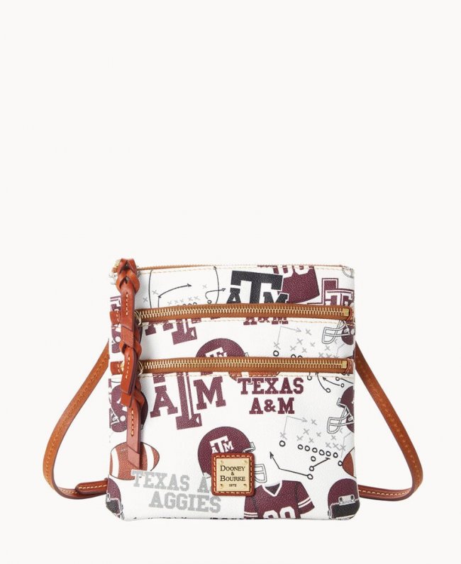 Dooney Collegiate Texas Achr(38)M N S Triple Zip Crossbody TEXAS A&M ID-dQqWPd3t Dooney Collegiate Texas Achr(38)M N S Triple Zip Crossbody TEXAS A&M ID-dQqWPd3t