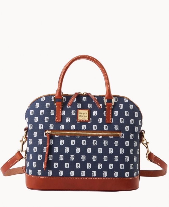 Dooney MLB Tigers Domed Zip Satchel TIGERS ID-vdi3ofCc Dooney MLB Tigers Domed Zip Satchel TIGERS ID-vdi3ofCc